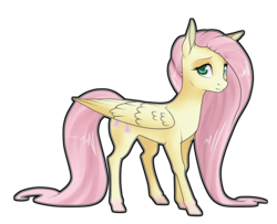 Size: 1000x811 | Tagged: safe, artist:sugarcup, fluttershy, g4, female, solo