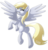 Size: 1000x1050 | Tagged: safe, artist:freezyfoop, derpy hooves, pegasus, pony, g4, butt, female, flying, looking at you, looking back, mare, plot, simple background, smiling, solo, spread wings, wink