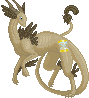 Size: 89x98 | Tagged: artist needed, safe, doctor whooves, time turner, dragon, g4, dragon cave, dragonified, male, pixel art, recolor, simple background, solo, species swap, sprite, sweetling, transparent background