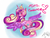 Size: 2400x1800 | Tagged: safe, artist:heartsandstars2313, princess cadance, alicorn, pony, g4, blushing, female, mare, signature, solo