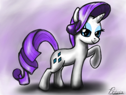 Size: 2400x1800 | Tagged: dead source, safe, artist:privia, rarity, g4, female, solo