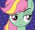 Size: 366x320 | Tagged: safe, applejack, oc, oc only, g4, disapproval, donut steel, recolor, solo, suspicious face, unconvinced applejack