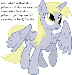 Size: 966x1003 | Tagged: safe, artist:tourniquetmuffin, derpy hooves, alicorn, pony, g4, abstract, derpicorn, female, insane pony thread, race swap, simple background, solo, tumblr, vector, white background