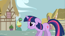 Size: 1366x768 | Tagged: safe, screencap, twilight sparkle, parasprite, g4, swarm of the century