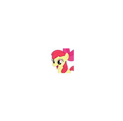 Size: 250x245 | Tagged: safe, artist:the smiling pony, apple bloom, earth pony, pony, derpibooru, g4, apple bloom's bow, bow, female, filly, foal, golden eyes, hair bow, loading thumbnail, looking at you, lowres, meta, misleading, open mouth, open smile, red hair, red mane, simple background, smiling, solo, thumbnail, thumbnail generation, trick, white background, yellow body, yellow coat, yellow fur, yellow pony