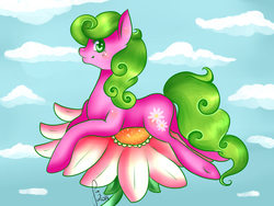 Size: 1024x768 | Tagged: safe, artist:saoiirse, daisy, flower wishes, g4, female, flower, solo