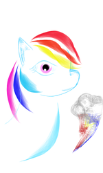 Size: 480x800 | Tagged: safe, artist:discordthebrony, rainbow dash, g4, eye, female, sketch, solo