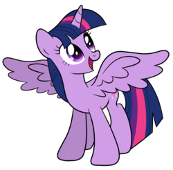 Size: 900x887 | Tagged: safe, artist:drawponies, twilight sparkle, alicorn, pony, g4, female, mare, simple background, solo, spread wings, transparent background, twilight sparkle (alicorn), vector, wings
