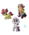 Size: 1872x2208 | Tagged: safe, artist:mrs1989, apple bloom, scootaloo, sweetie belle, earth pony, pegasus, pony, unicorn, g4, apple bloom's bow, bipedal, bipedal leaning, blank flank, bow, cutie mark crusaders, eyes closed, female, filly, foal, hair bow, leaning, open mouth, scooter, signature, simple background, spread wings, transparent background, trio, wings