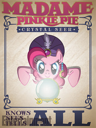 Size: 459x612 | Tagged: safe, pinkie pie, g4, official, collectible poster book, female, madame pinkie, poster, solo, turban