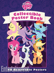 Size: 458x612 | Tagged: safe, applejack, fluttershy, pinkie pie, rainbow dash, rarity, twilight sparkle, alicorn, pony, g4, official, book, collectible poster book, female, mare, twilight sparkle (alicorn)