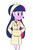 Size: 512x780 | Tagged: safe, artist:carnifex, twilight sparkle, equestria girls, g4, clothes, female, jacket, muff, parka, simple background, solo, white background