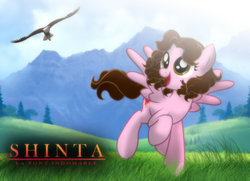 Size: 1024x741 | Tagged: safe, artist:shinta-girl, oc, oc only, oc:shinta pony, solo