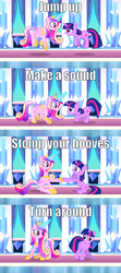 Size: 1920x4320 | Tagged: safe, princess cadance, twilight sparkle, equestria girls, g4, image macro, meme, twilight sparkle (alicorn)