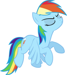 Size: 2000x2229 | Tagged: safe, rainbow dash, pony, g4, three's a crowd, female, simple background, solo, transparent background, vector