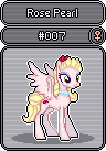 Size: 96x137 | Tagged: safe, artist:kevfin, oc, oc only, oc:rose pearl, pegasus, pony, pixel art, solo, sprite