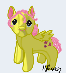 Size: 385x423 | Tagged: safe, artist:mangajag, fluttershy, g4, female, solo