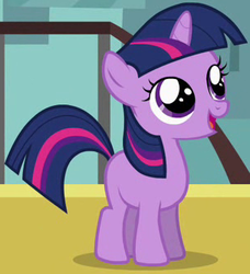 Size: 304x333 | Tagged: safe, screencap, twilight sparkle, pony, unicorn, a canterlot wedding, g4, cute, female, filly, filly twilight sparkle, foal, outfit catalog, solo, twiabetes, unicorn twilight, younger