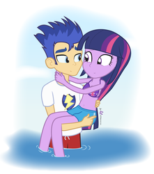 Size: 900x1020 | Tagged: safe, artist:dm29, flash sentry, twilight sparkle, equestria girls, g4, belly button, bikini, breasts, clothes, cute, duo, female, julian yeo is trying to murder us, male, ship:flashlight, shipping, straight, swimsuit