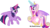 Size: 5877x3236 | Tagged: safe, artist:vector-brony, princess cadance, twilight sparkle, alicorn, pony, g4, three's a crowd, concave belly, duo, female, flying, magic, mare, simple background, sisters-in-law, slender, spread wings, thin, transparent background, twilight sparkle (alicorn), vector, wings