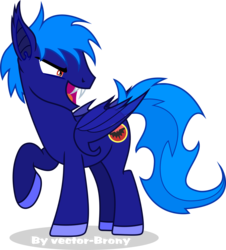 Size: 3934x4343 | Tagged: safe, artist:vector-brony, oc, oc only, bat pony, pony, male, simple background, solo, stallion, transparent background, vector