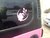 Size: 1024x768 | Tagged: safe, pinkie pie, g4, car, cutie mark, decal, irl, photo