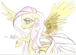 Size: 1024x745 | Tagged: safe, artist:shadunote, fluttershy, g4, female, solo