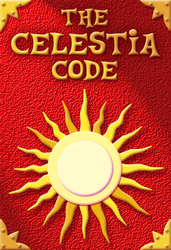 Size: 339x497 | Tagged: safe, fanfic:the celestia code, fanfic, fanfic art, fanfic cover, no pony, sun, the da vinci code