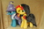 Size: 2256x1504 | Tagged: safe, artist:whitedove-creations, sunset shimmer, trixie, pony, unicorn, g4, cloak, clothes, irl, photo, plushie