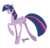 Size: 400x386 | Tagged: dead source, safe, artist:toyboxfox, twilight sparkle, alicorn, pony, g4, female, mare, simple background, solo, transparent background, twilight sparkle (alicorn)