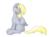 Size: 1647x1204 | Tagged: safe, artist:doomcakes, derpy hooves, pegasus, pony, g4, drawing, female, happy, mare, simple background, solo, transparent background