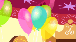 Size: 576x324 | Tagged: safe, screencap, pinkie pie, earth pony, pony, g4, pinkie pride, season 4, animated, balloon, bed, deflation, female, gif, mare, pillow, sad, solo, that pony sure does love balloons