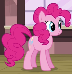 Size: 449x458 | Tagged: safe, screencap, pinkie pie, earth pony, pony, g4, three's a crowd, cropped, female, mare, solo