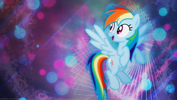 Size: 2560x1440 | Tagged: safe, artist:game-beatx14, artist:kysss90, rainbow dash, g4, female, solo, wallpaper