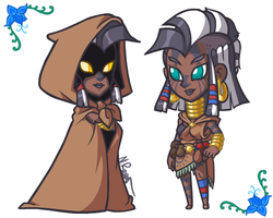 Size: 500x400 | Tagged: safe, artist:the-knick, zecora, human, g4, cloak, clothes, dark skin, female, glowing eyes, hood, humanized, poison joke, simple background, solo, white background