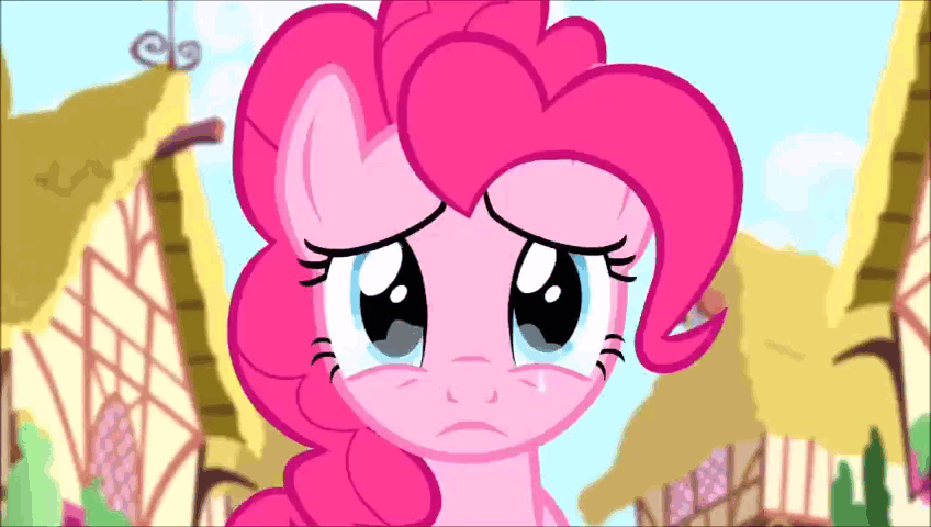 М пай. My little Pony плачет Пинки. МЛП Пинки Пай гифка. Пони плачет Флаттершай Пинки Пай. Пони Пинки Пай грустная.