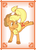 Size: 500x688 | Tagged: safe, artist:the-knick, applejack, g4, bucking, female, frame, solo