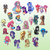 Size: 1024x1024 | Tagged: safe, artist:the-knick, apple bloom, applejack, derpy hooves, dj pon-3, fluttershy, granny smith, octavia melody, pinkie pie, princess celestia, princess luna, queen chrysalis, rainbow dash, rarity, scootaloo, sweetie belle, twilight sparkle, vinyl scratch, zecora, oc, oc:fluffle puff, human, g4, chibi, cloak, clothes, cutie mark crusaders, dark skin, gradient background, humanized, light skin, mane six, party cannon, pinkamena diane pie, s1 luna, sweater, sweatershy, twilight sparkle (alicorn), young granny smith