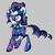 Size: 1908x1917 | Tagged: safe, artist:applemarshmallows, radiance, rarity, g4, my little pony: friendship is magic, power ponies (episode), female, power ponies, solo