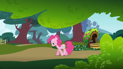 Size: 1050x590 | Tagged: safe, screencap, pinkie pie, g4, griffon the brush off, female, mouth, solo
