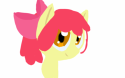 Size: 1024x640 | Tagged: safe, artist:pendrakeon, apple bloom, g4, female, solo