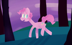 Size: 593x377 | Tagged: safe, artist:meowing-ghost, pinkie pie, earth pony, pony, g4, female, solo