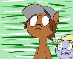 Size: 1280x1024 | Tagged: safe, artist:elmundodeultra, derpy hooves, oc, pegasus, pony, g4, female, mare, rapeface