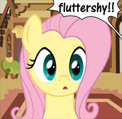 Size: 4003x3897 | Tagged: safe, artist:matty4z, fluttershy, g4, cropped, female, solo