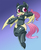 Size: 800x973 | Tagged: safe, artist:shepherd0821, fluttershy, bat pony, pony, bats!, g4, armpits, batman, batmare, cosplay, dc comics, female, flutterbat, flutterbatman, gradient background, mask, race swap, solo