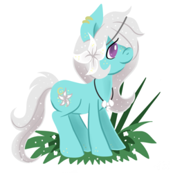 Size: 1024x1024 | Tagged: safe, artist:inumocchi, oc, oc only, moonlight flower, solo