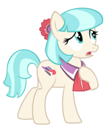 Size: 1003x1200 | Tagged: safe, artist:pixelkitties, coco pommel, g4, rarity takes manehattan, female, simple background, solo, transparent background, vector