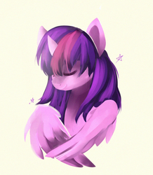 Size: 872x998 | Tagged: safe, artist:fikakorv, twilight sparkle, alicorn, pony, g4, female, mare, solo, twilight sparkle (alicorn)