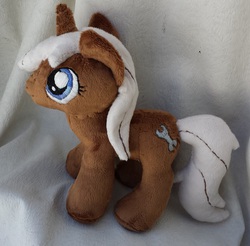 Size: 701x690 | Tagged: safe, artist:caashley, silver spanner, g4, irl, photo, plushie, solo