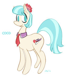 Size: 2304x2622 | Tagged: safe, artist:saliantsunbreeze, coco pommel, g4, rarity takes manehattan, female, solo